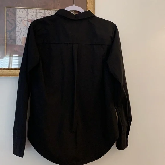 Rue 21 Black button down shirt - Picture 6 of 7
